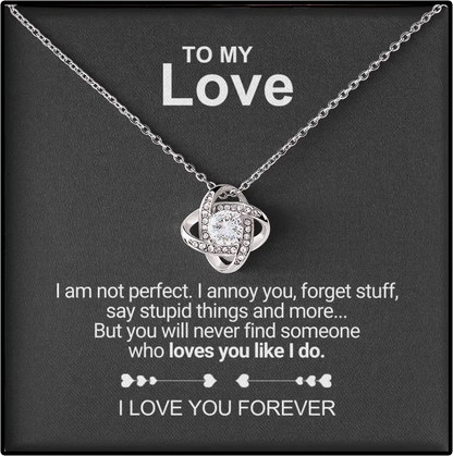 Forever Rose with Necklace & Heart Box - To My Love