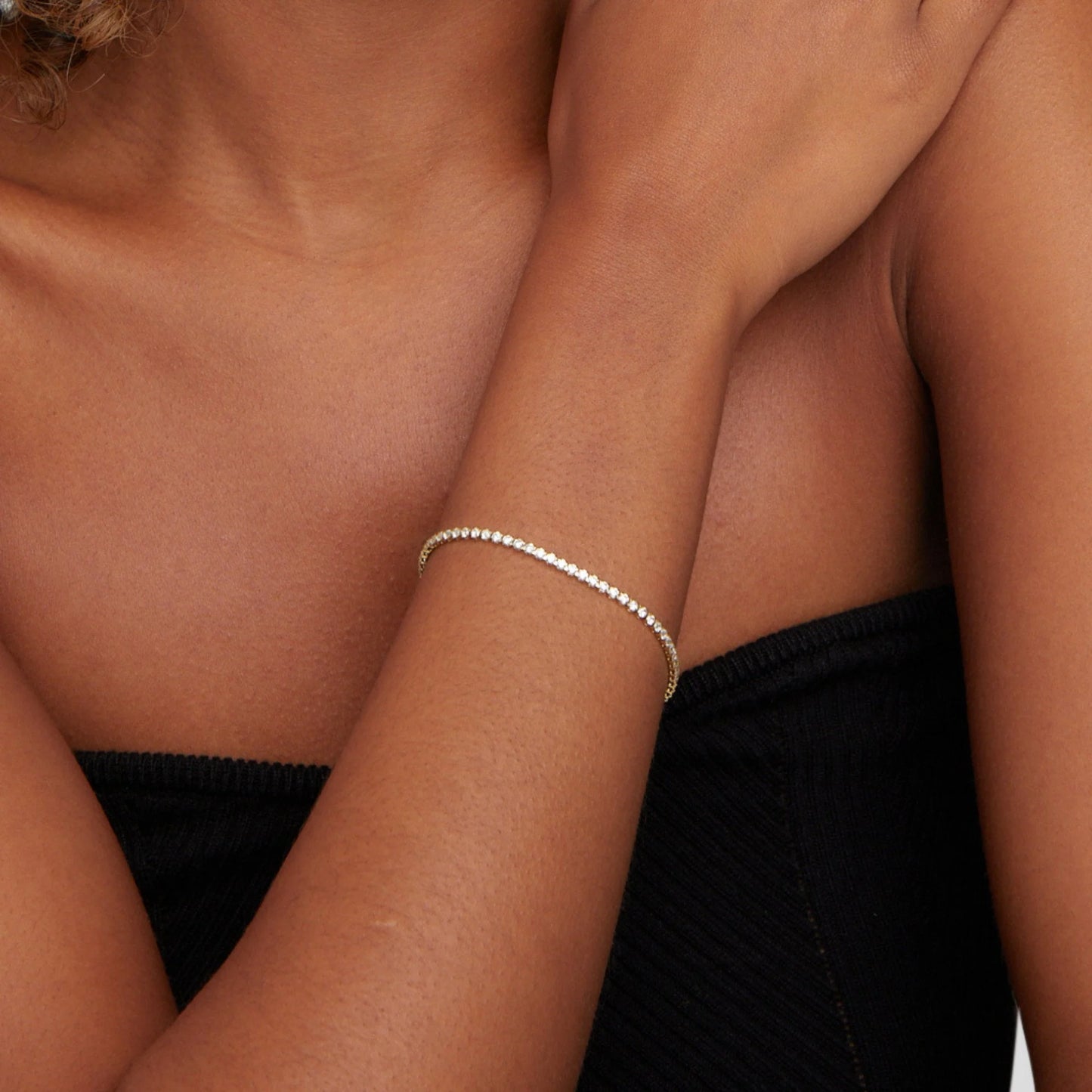 Celeste - Silver Tennis Bracelet