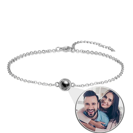 Minimalist Chain Projection Adjustable Bracelet