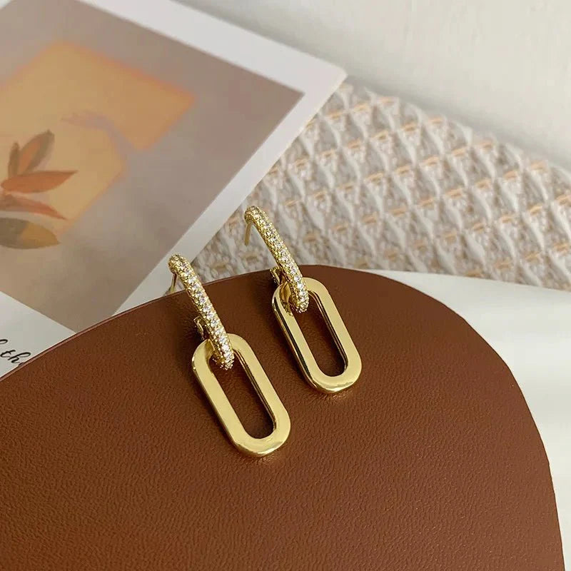Angela - Dainty Loop Earrings