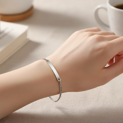 Charming Engraved Bracelet