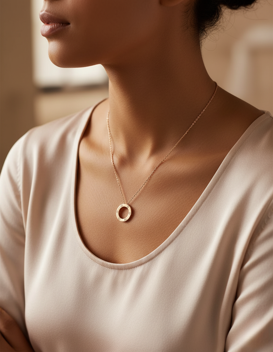 Lumaire – Eternal Necklace Rose Gold