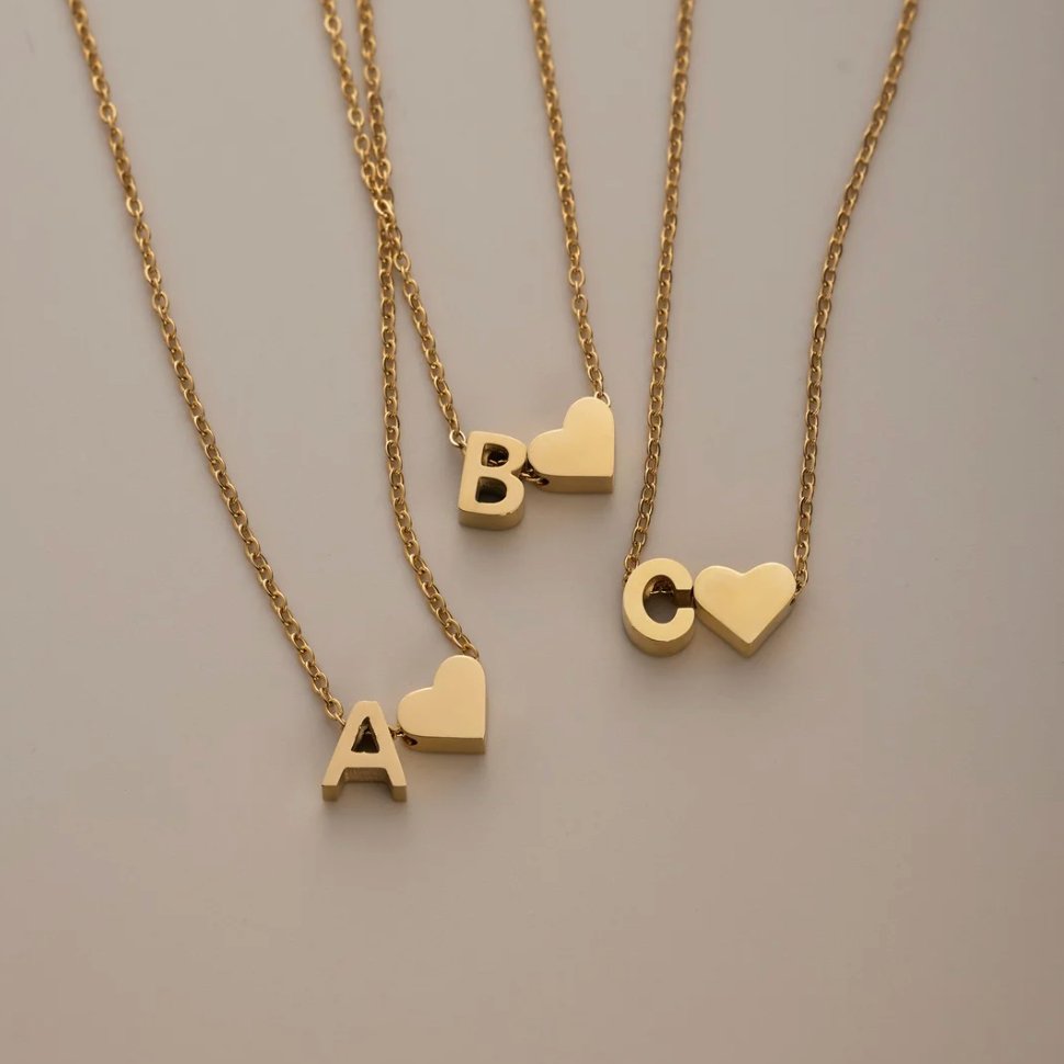 Niamh - Love & Letter Initial Necklace