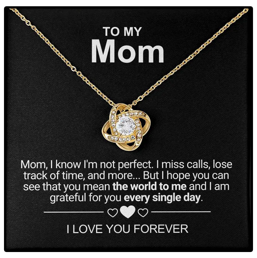 To My Mom - Forever Rose  Apple Box