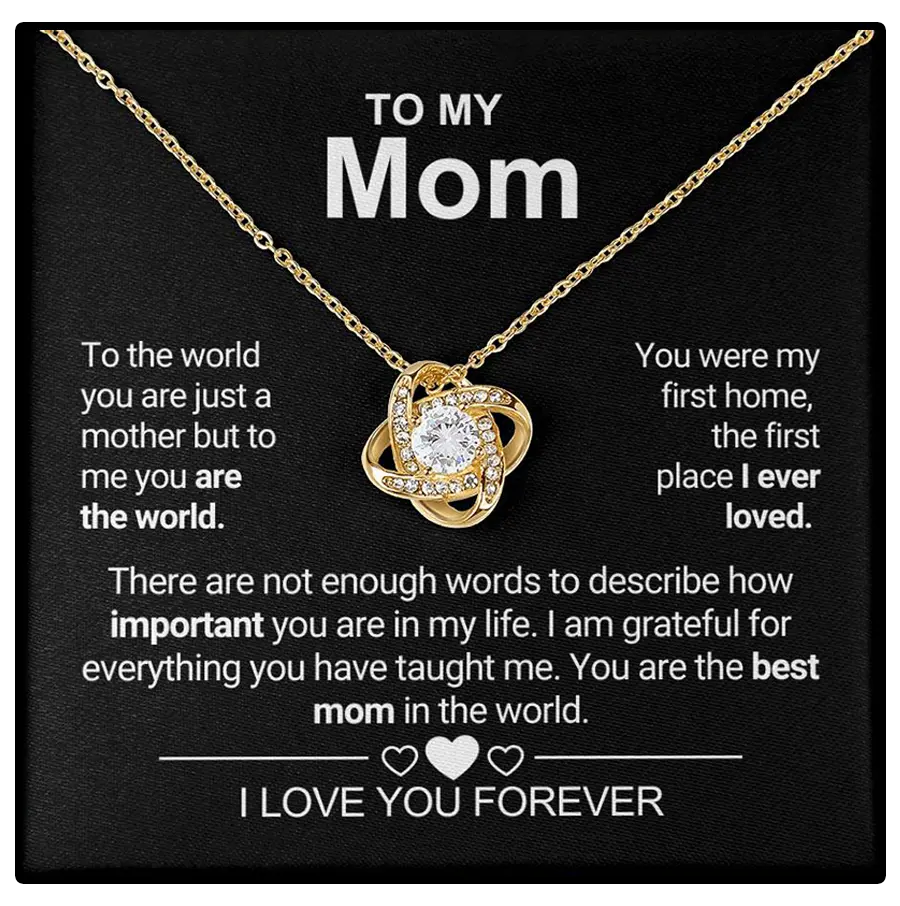 To My Mom - Forever Rose  Apple Box