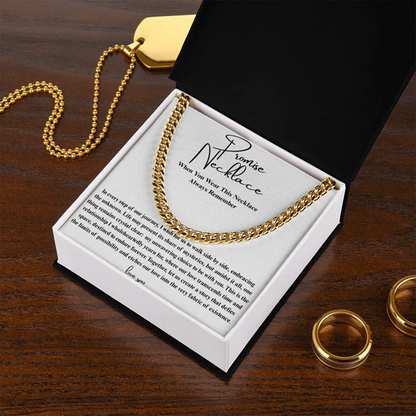 Promise Necklace For Him
