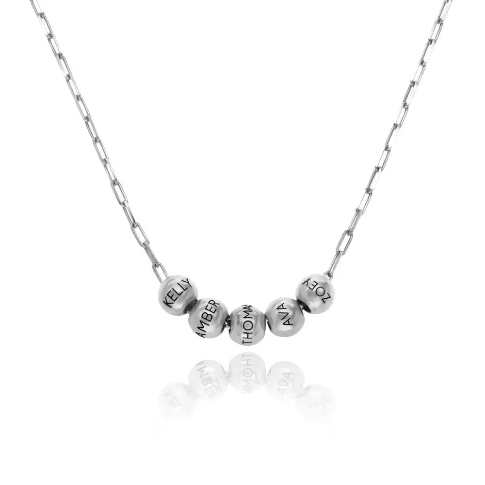 Elara – Personalised Bead Necklace