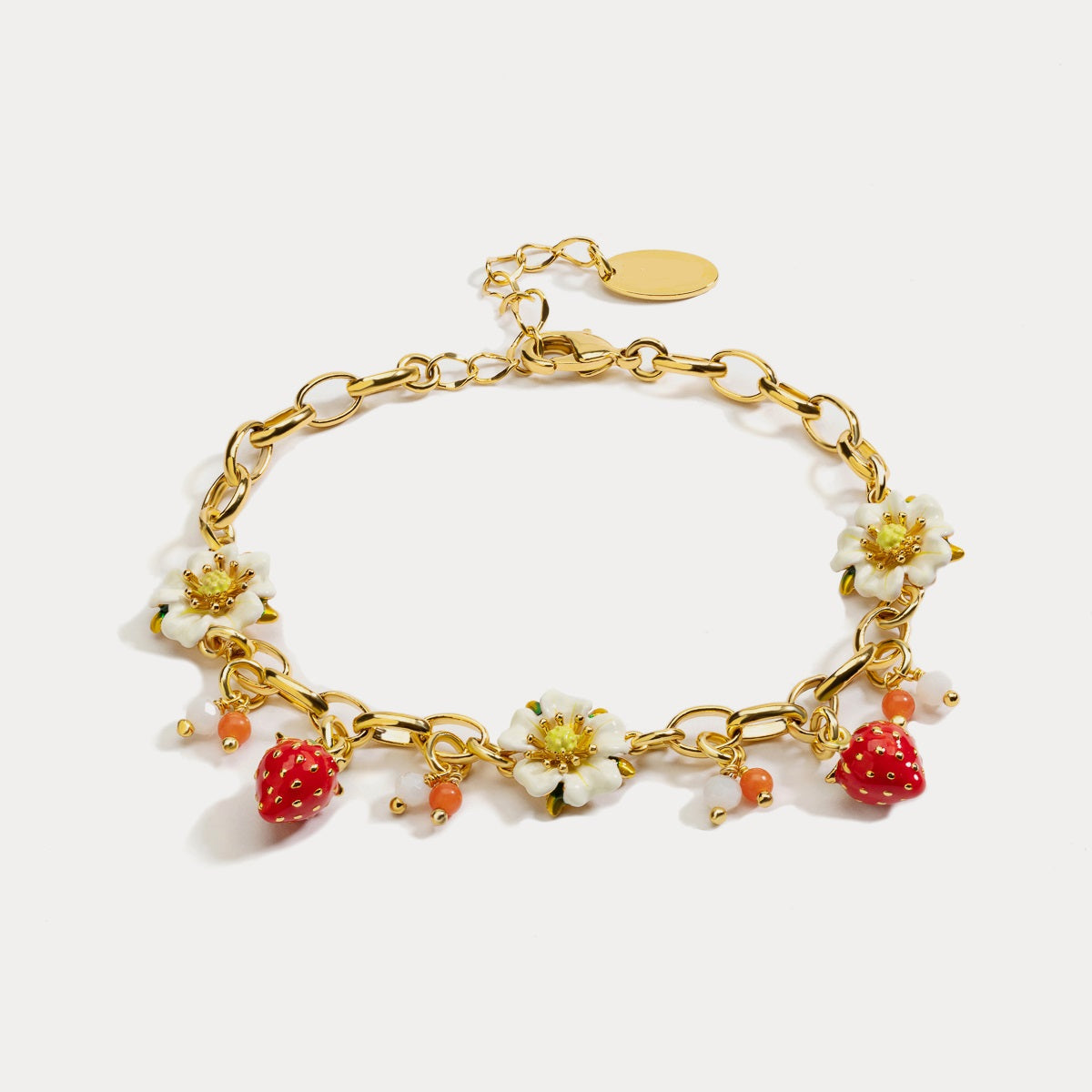 Sable - Strawberry Chain Bracelet