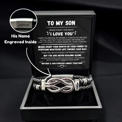 To My Son - Forever Linked Bracelet