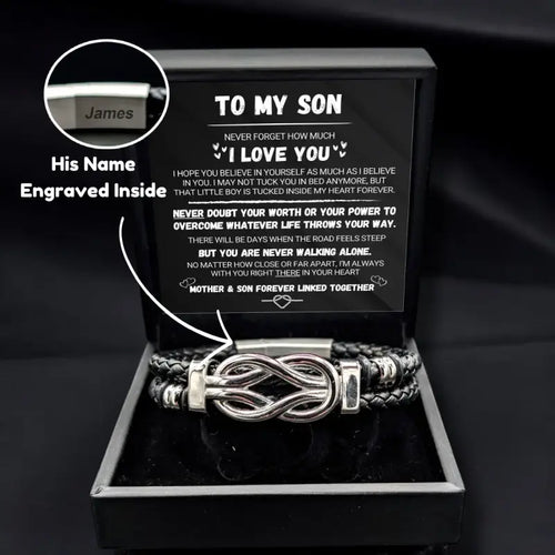 To My Son - Forever Linked Bracelet