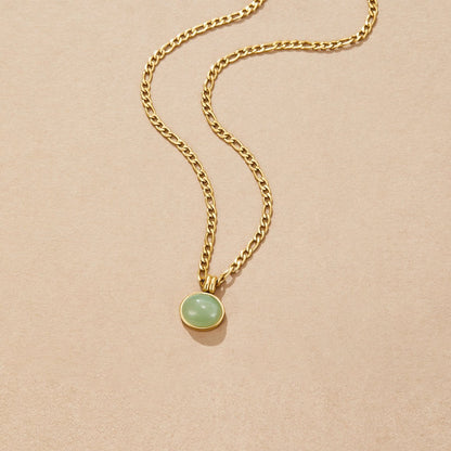 Natalia - Jade Pendant Necklace