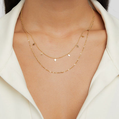 Vesna - Geometic Double Necklace