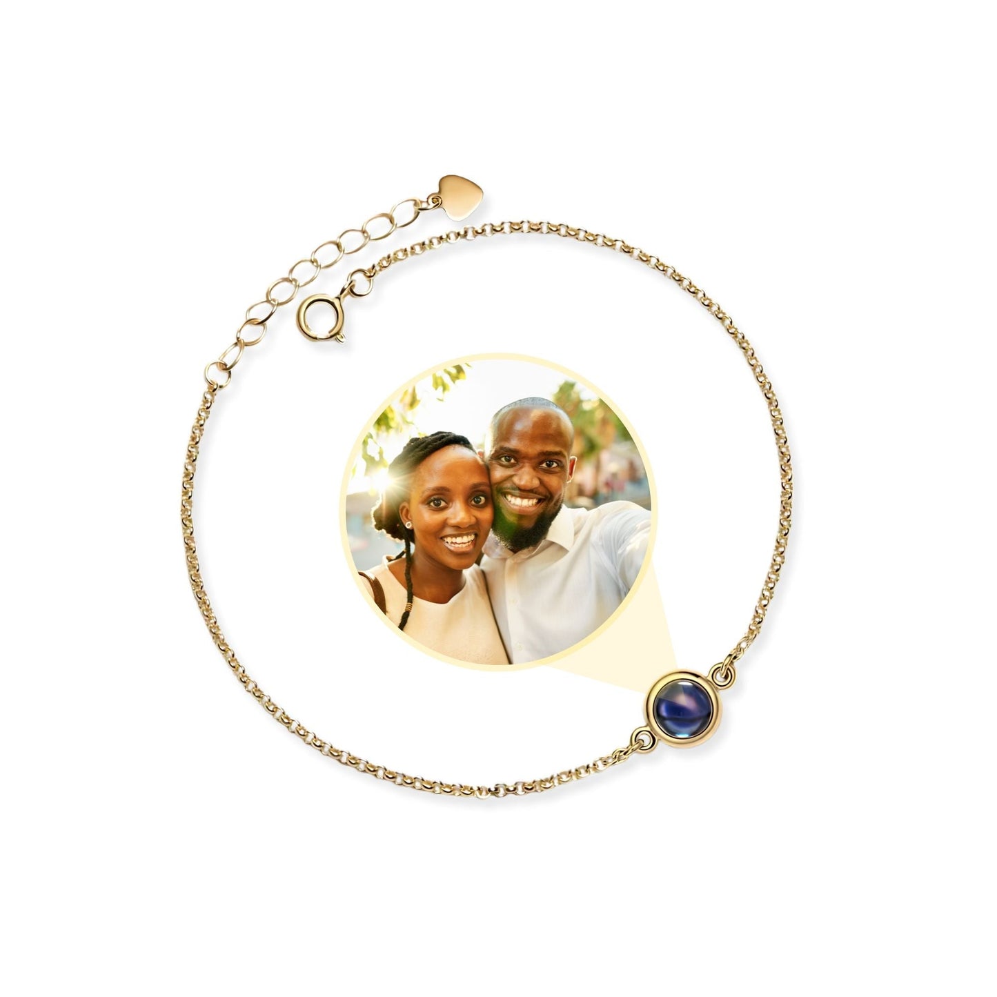 Personalized Photo Projection Bracelet