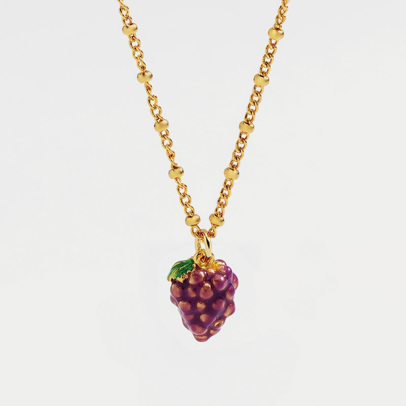 Juniper - Fruit Enamel Necklace