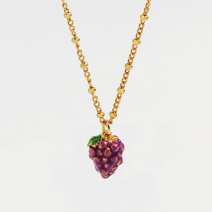 Juniper - Fruit Enamel Necklace