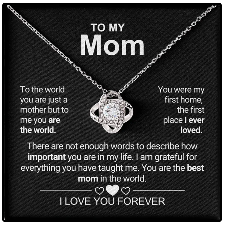 To My Mom - Forever Rose  Apple Box