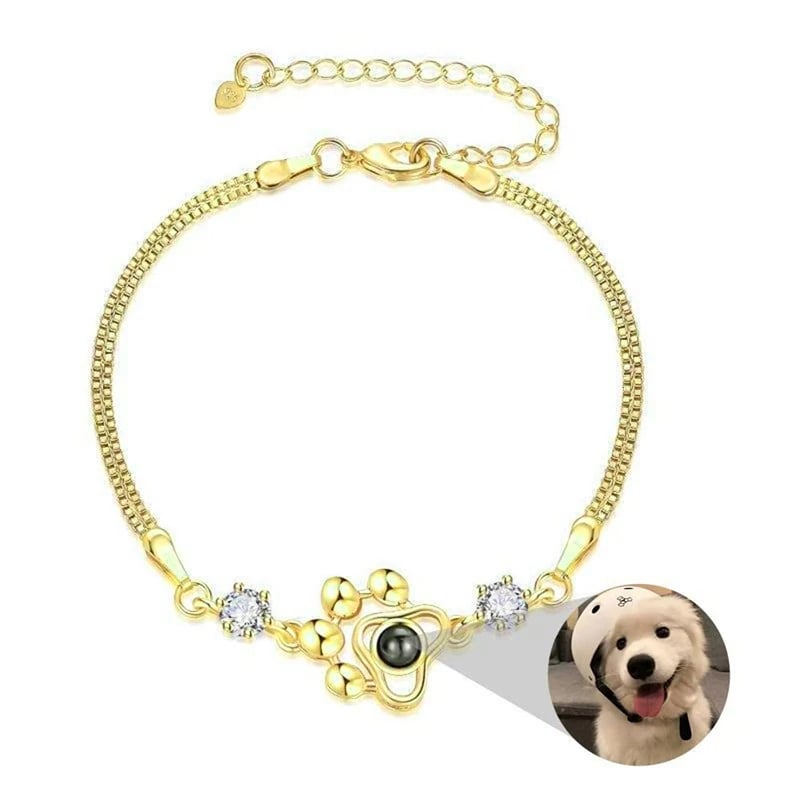 Calia - Personalised Paw Photo Bracelet