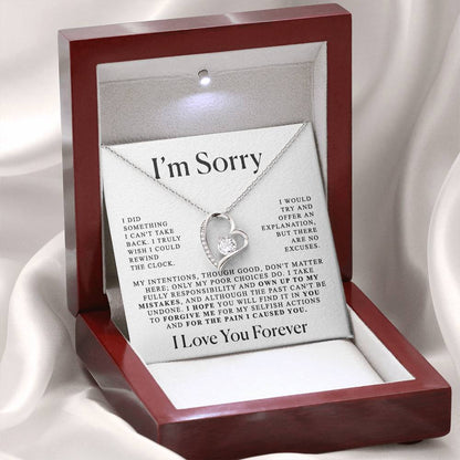 Apology Gift For Her - Heart necklace
