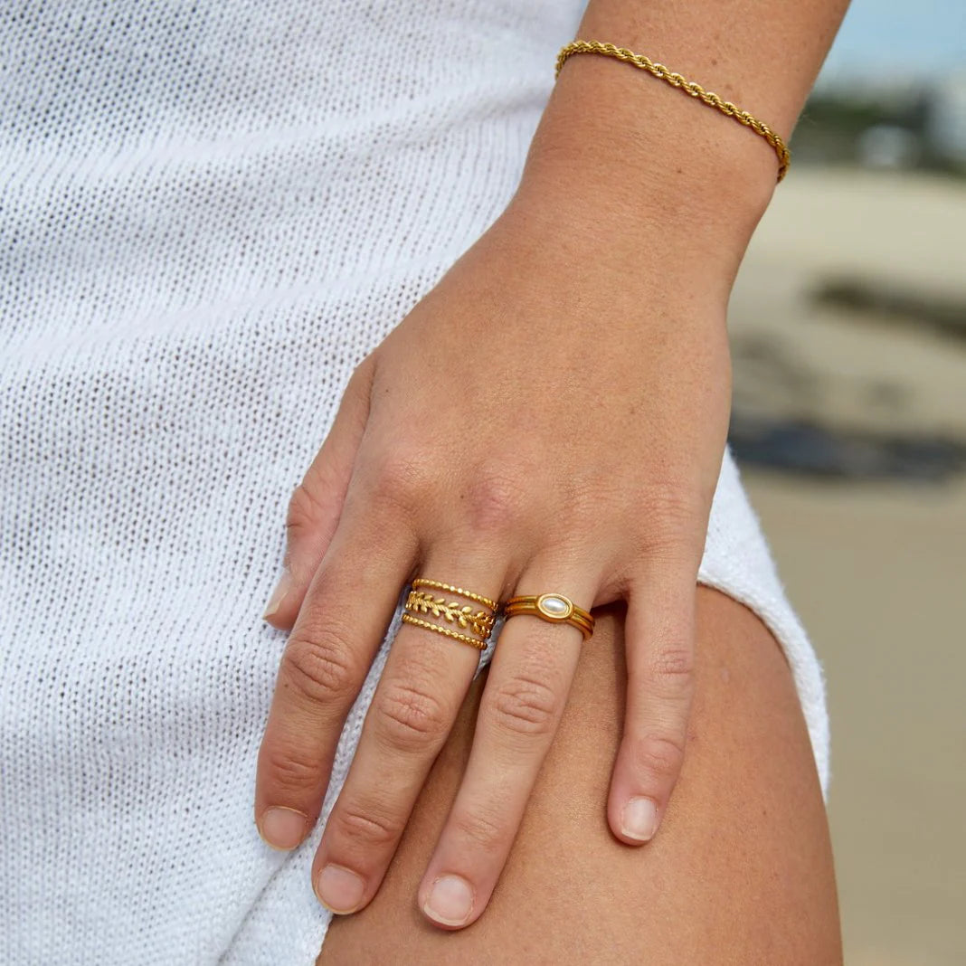Anna - Twisted Gold Chain Bracelet