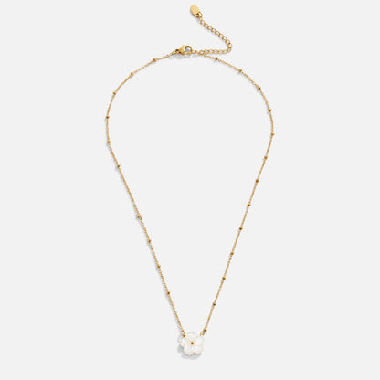 Emily - White Blossom Flower Necklace
